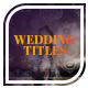 Wedding Titles - VideoHive Item for Sale