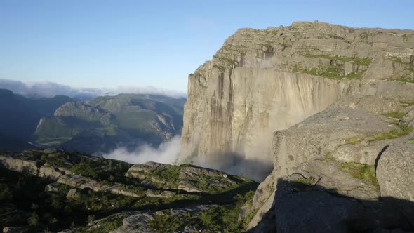 Misty Morning on Preikestolen