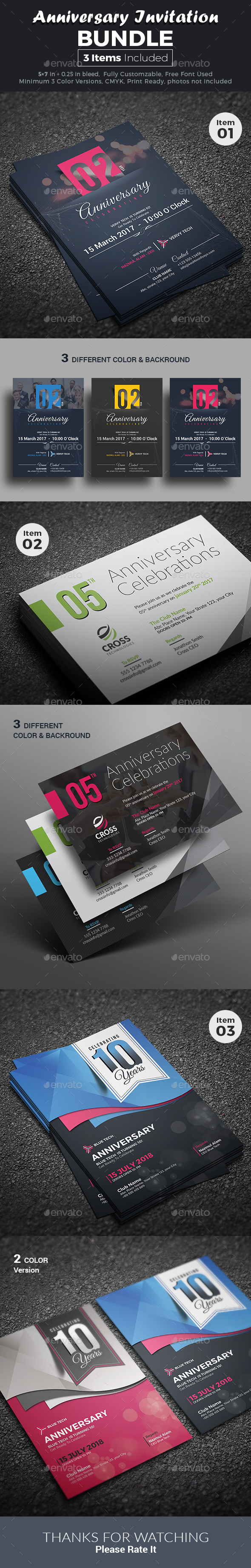 Anniversary Invitation - Anniversary Greeting Cards