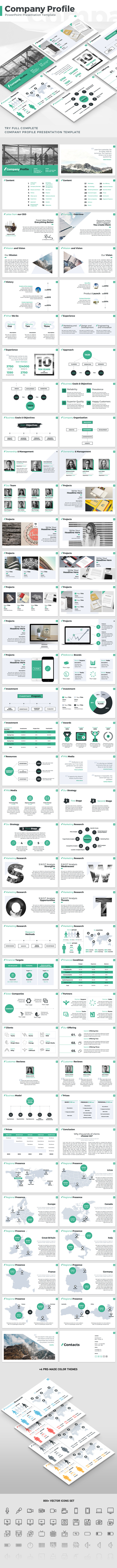 Company Profile - PowerPoint Presentation Template - PowerPoint Templates Presentation Templates