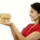 Happy Woman Holding a Little House In Her Hands - VideoHive Item for Sale