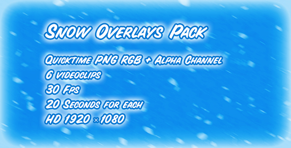 Snow Overlays Pack