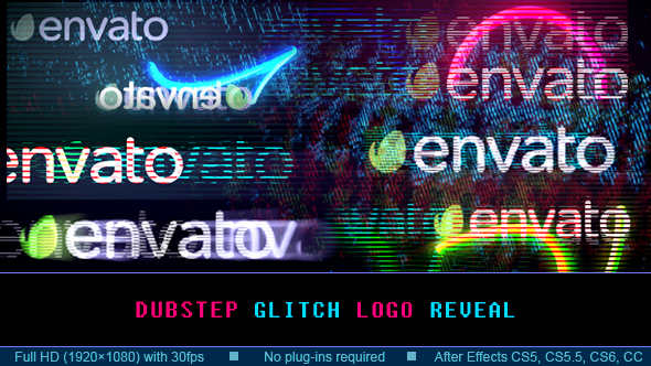 Dubstep Glitch Logo - VideoHive 18483251