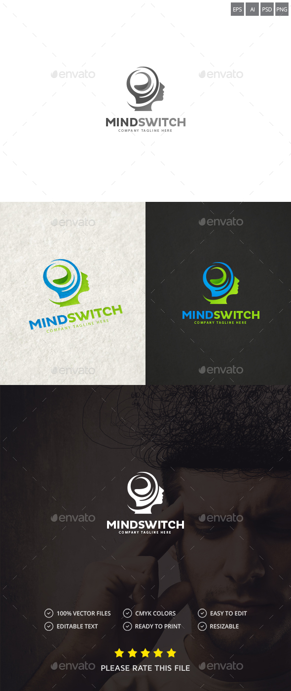 Human Mind Logo Human Mind Logo