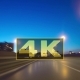 Night Road Through The City At Night - VideoHive Item for Sale