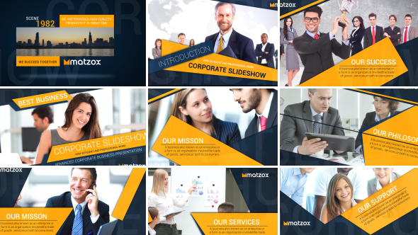 Clean Business Presentation - VideoHive 18502887