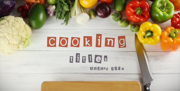Cooking Titles, After Effects Project Files | VideoHive
