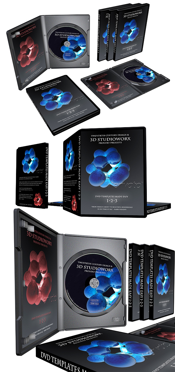 DVD cases - 3Docean 71064
