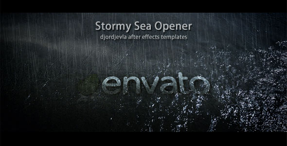 Stormy Sea Opener - VideoHive 18510680