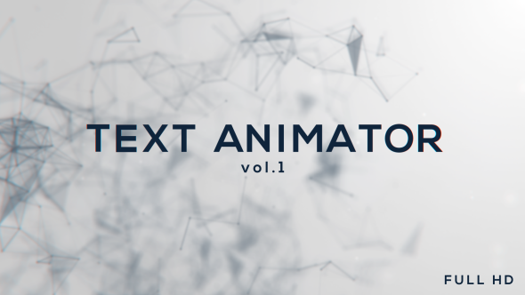 Text Animator vol.1 - VideoHive 18407067