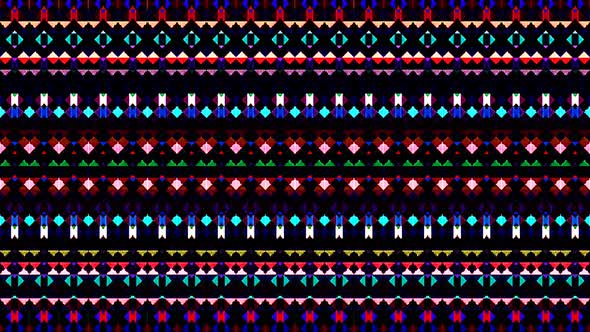 shining bright lines set wave motion, colorful, on black background alt