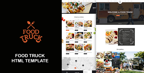 Food Truck - Food Truck And Restaurant Responsive HTML Template - Restaurants & Cafes Entertainment