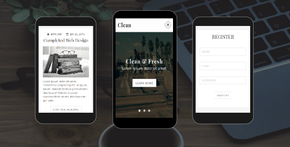 Clean - Personal - ThemeForest 18445980