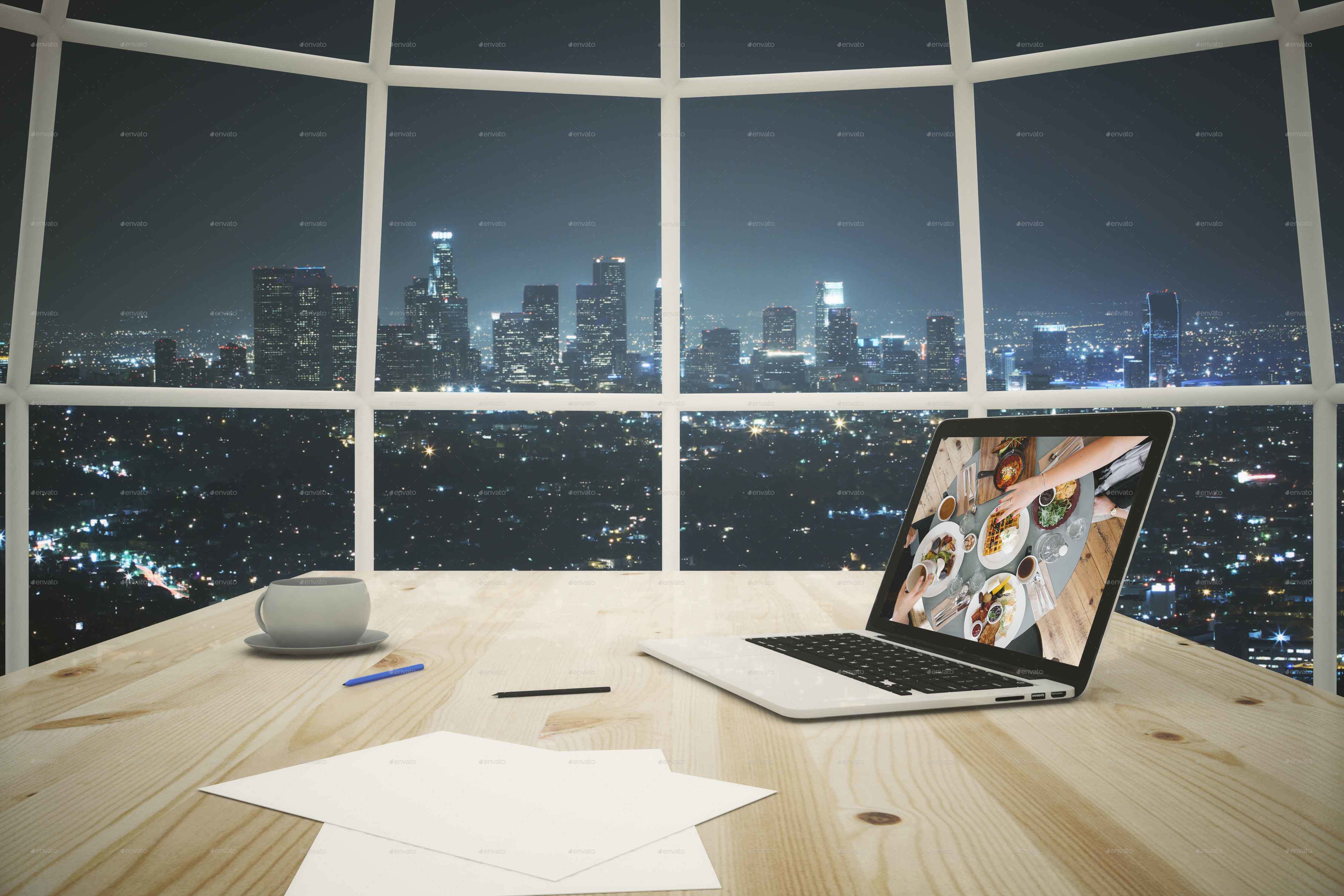 Download Realistic Laptop Branding Mockups by websketchworld ...