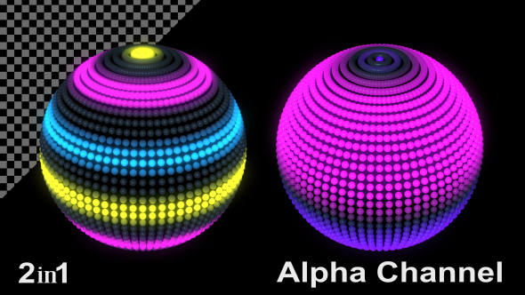Falsedad lanzadera subterráneo LED Disco Ball (2-Pack), Motion Graphics | VideoHive