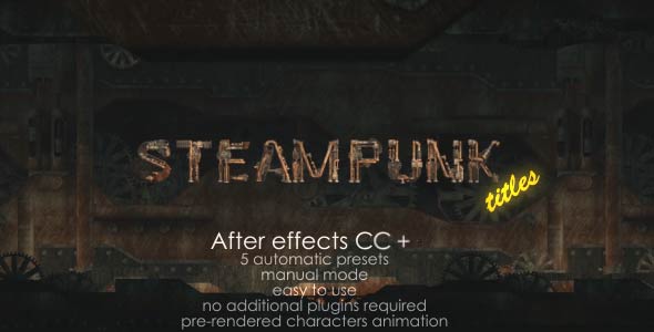 Steampunk Titles - VideoHive 16291148
