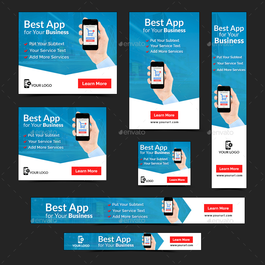 Mobile App Banners by Hyov GraphicRiver