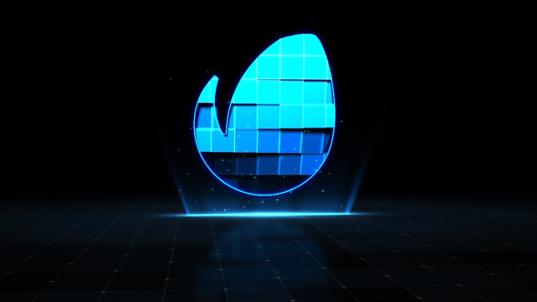 Logo Reveal Pixel