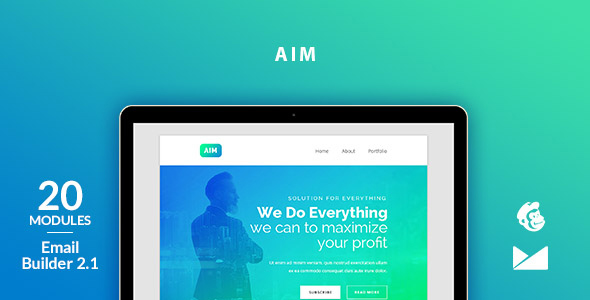 Aim Email Template - ThemeForest 18533310