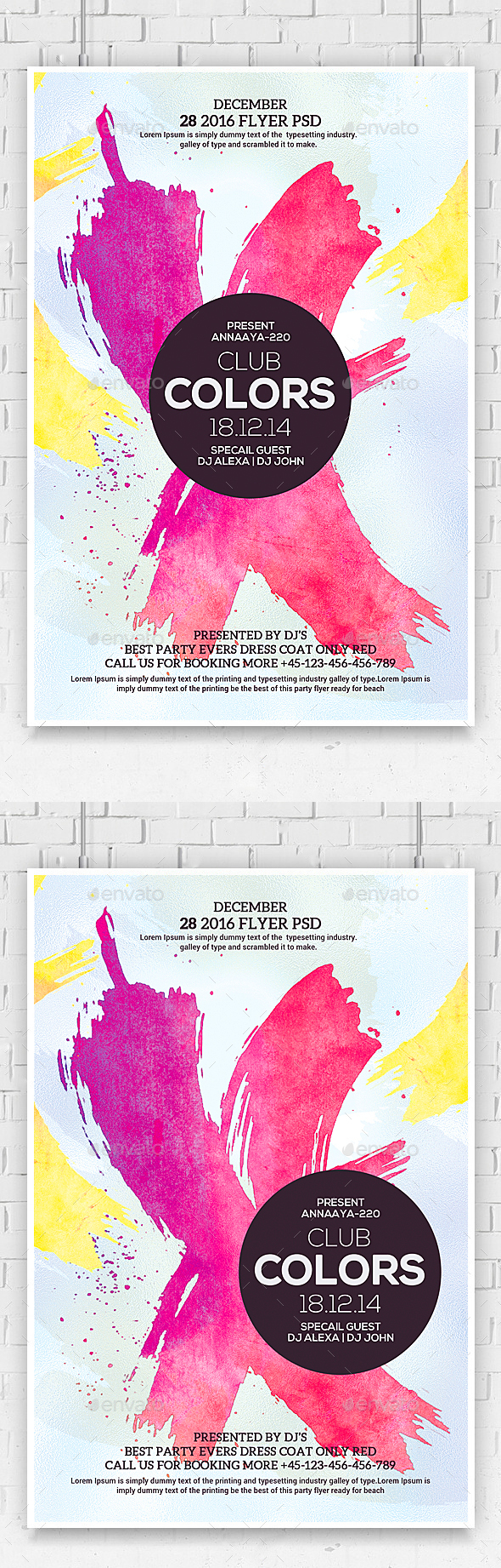 Colors Club Poster - Clubs & Parties Events