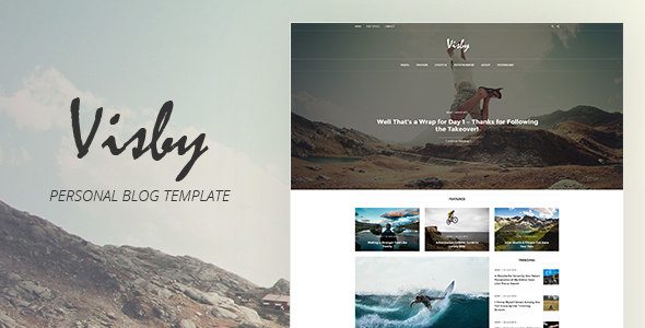 Visby - Personal Blog Template