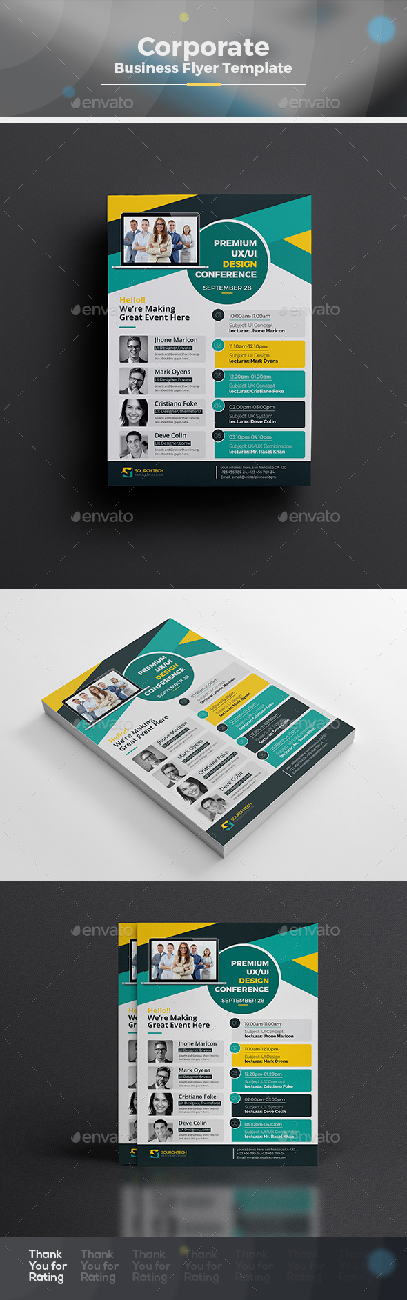 Event/Conference Flyer Template - Corporate Flyers