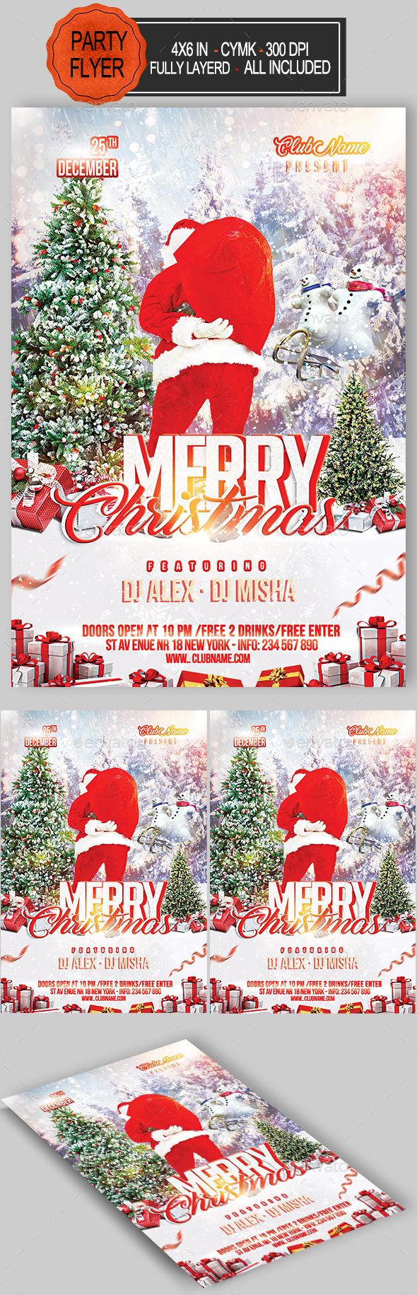 Christmas Party Flyer