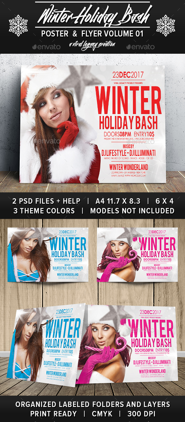 Winter Holiday Bash V01 - Clubs & Parties Events