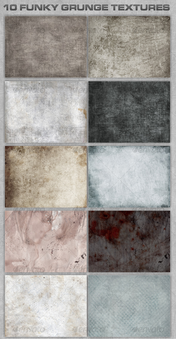 10 Funky Grunge Textures - Miscellaneous Textures