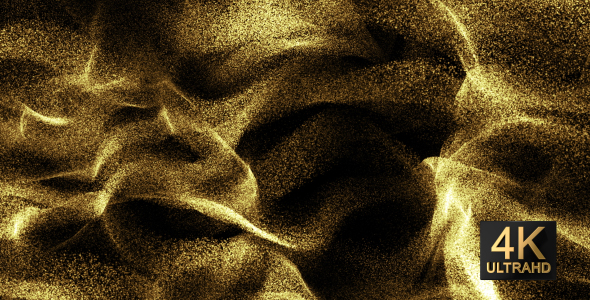 Particles Gold Background 06