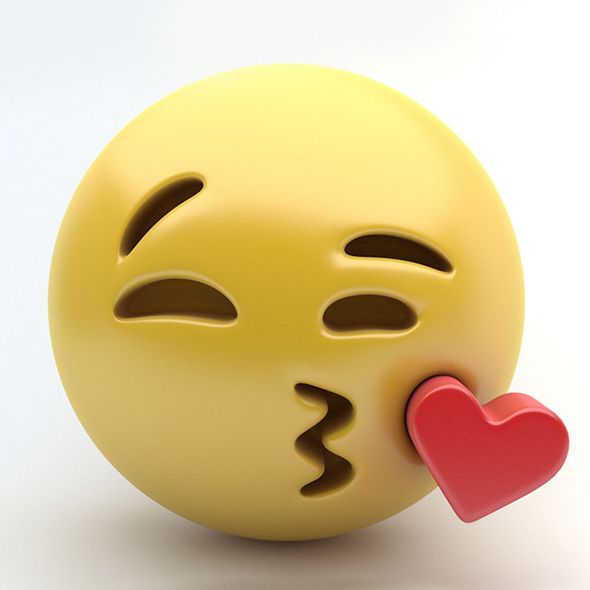 Emoji kissing - 3Docean 18563641