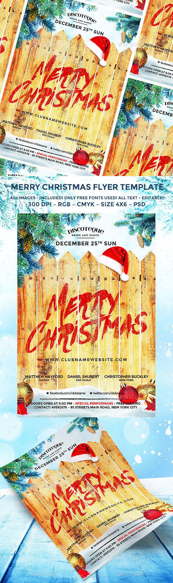 Christmas Flyer - Holidays Events