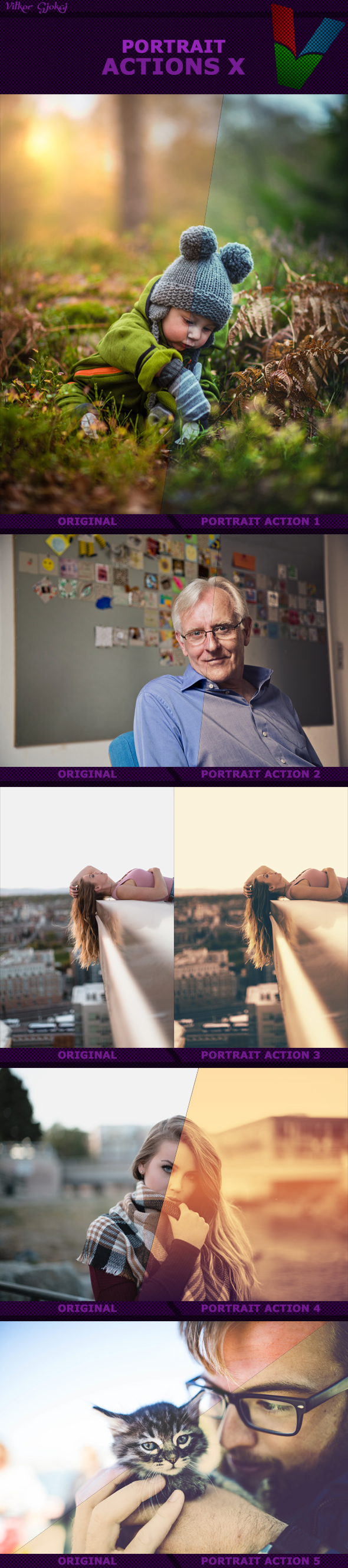 Portrait Actions X - Photo Effects Actions
