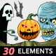 Halloween Horror Theme 30 Elements - VideoHive Item for Sale