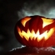 Burning Pumpkin On Halloween. Looped - VideoHive Item for Sale