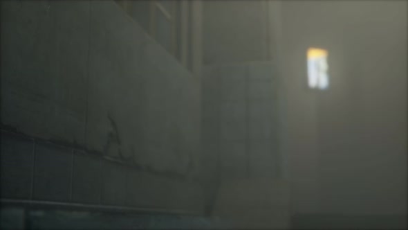 Rainy Night with Fog at Old Town Street alt