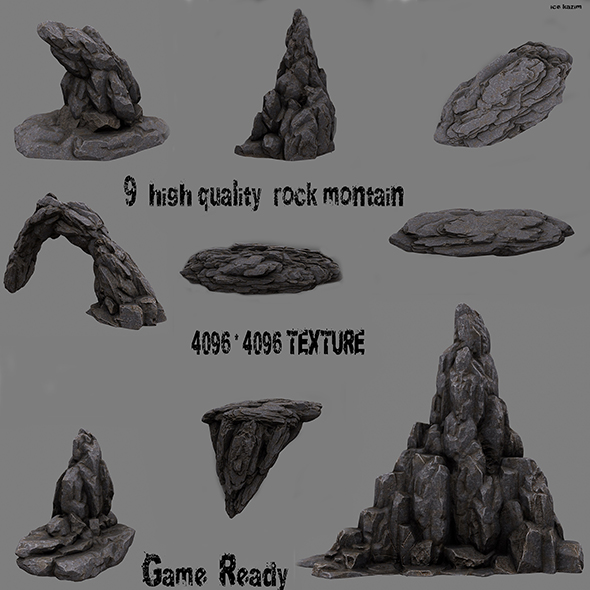 rocks 1 - 3Docean 18576080
