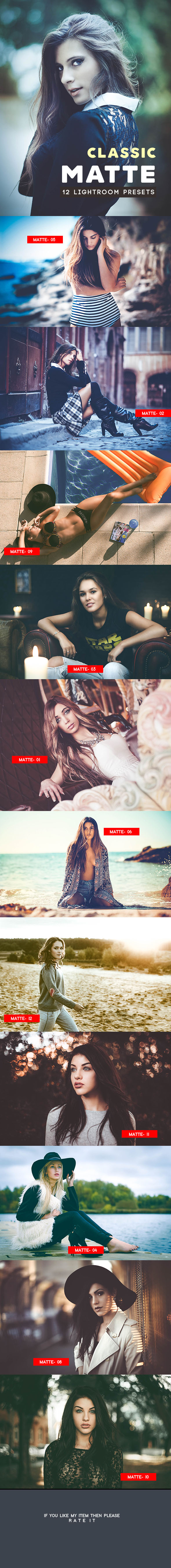Classic Matte Lightroom Presets - Portrait Lightroom Presets