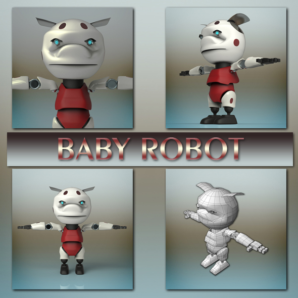Baby Robot - 3Docean 18577329