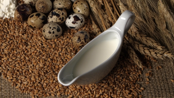 Agricultural Products. Products For Making Bread. . Rotating alt