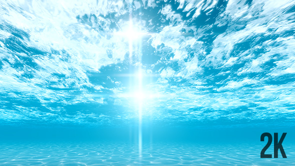 Sun Sparkles Underwater