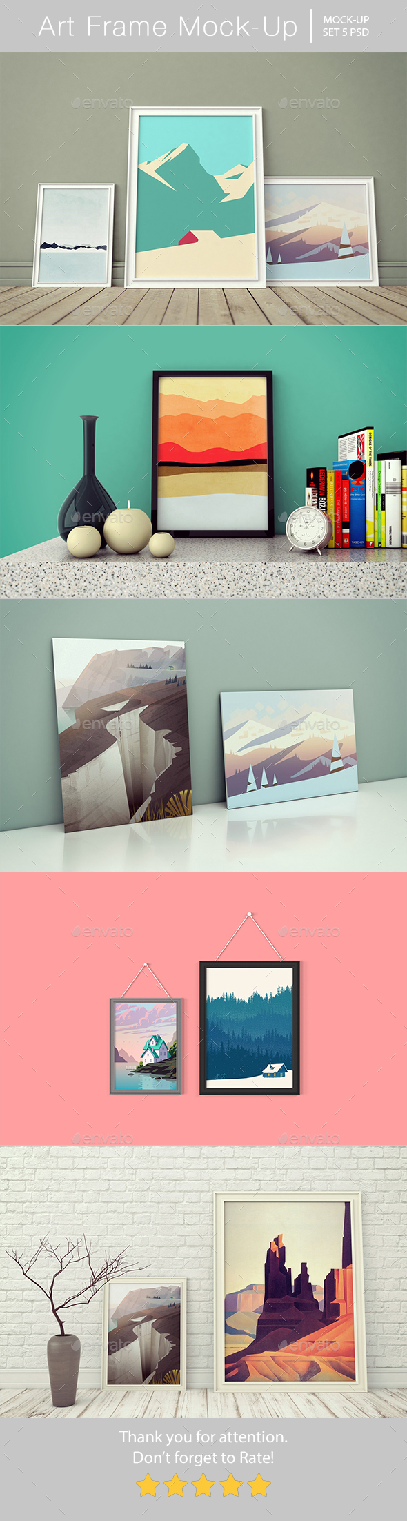 Art Frame Mockup - Posters Print