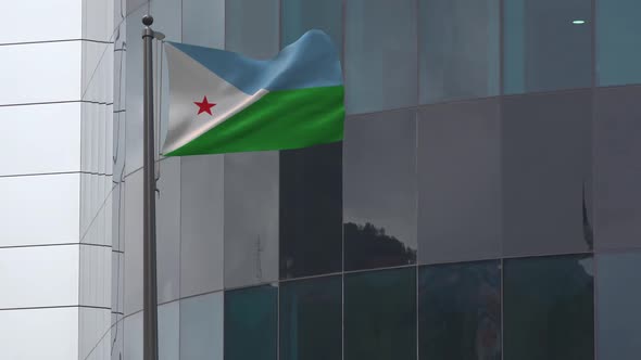 Djibouti Flag  Background 2K alt