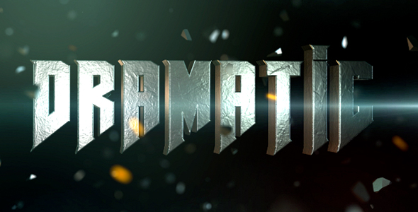 Cinematic Title 2 Video Displays template preview