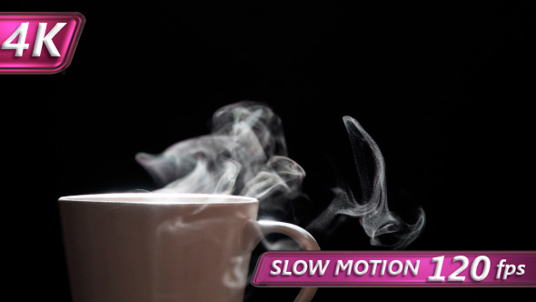 Steam Rises From A Mug Of Coffee alt