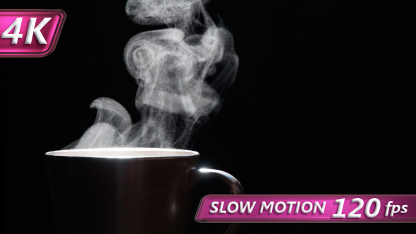 Jet Of Steam From A Cup Of Coffee alt