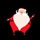 Walking Santa 8 Looped  - VideoHive Item for Sale