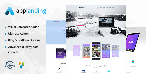 App Promotion | One Page App Promotion Theme - Marketing Corporate