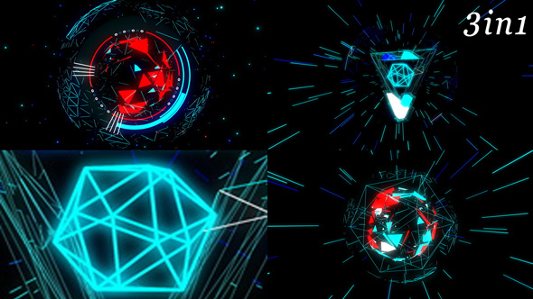 Holographic Pulse - VJ Loop Pack (3in1) alt