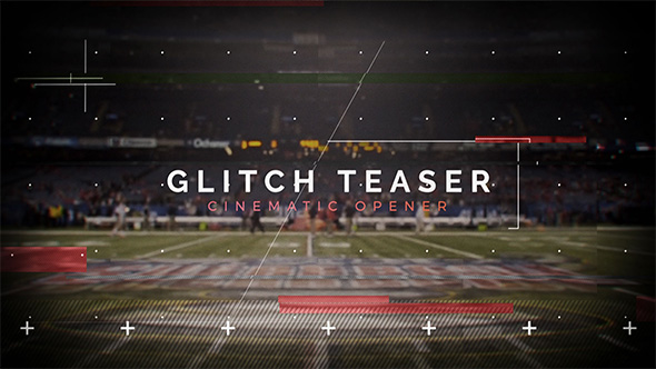 Cinematic Glitch Teaser - VideoHive 18603600